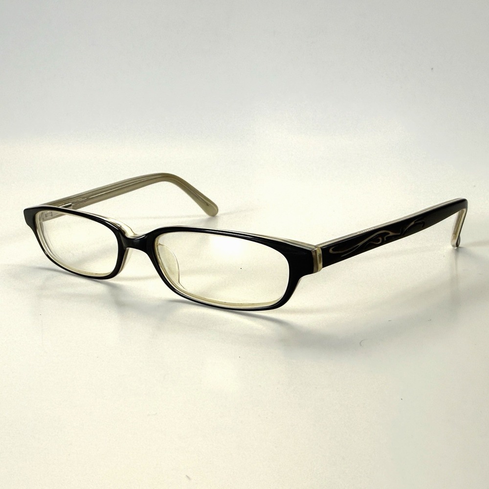 NORMA KAMALI 7190 Eyeglasses Frame Only 48-16-140 Black Full Rim Rectangle